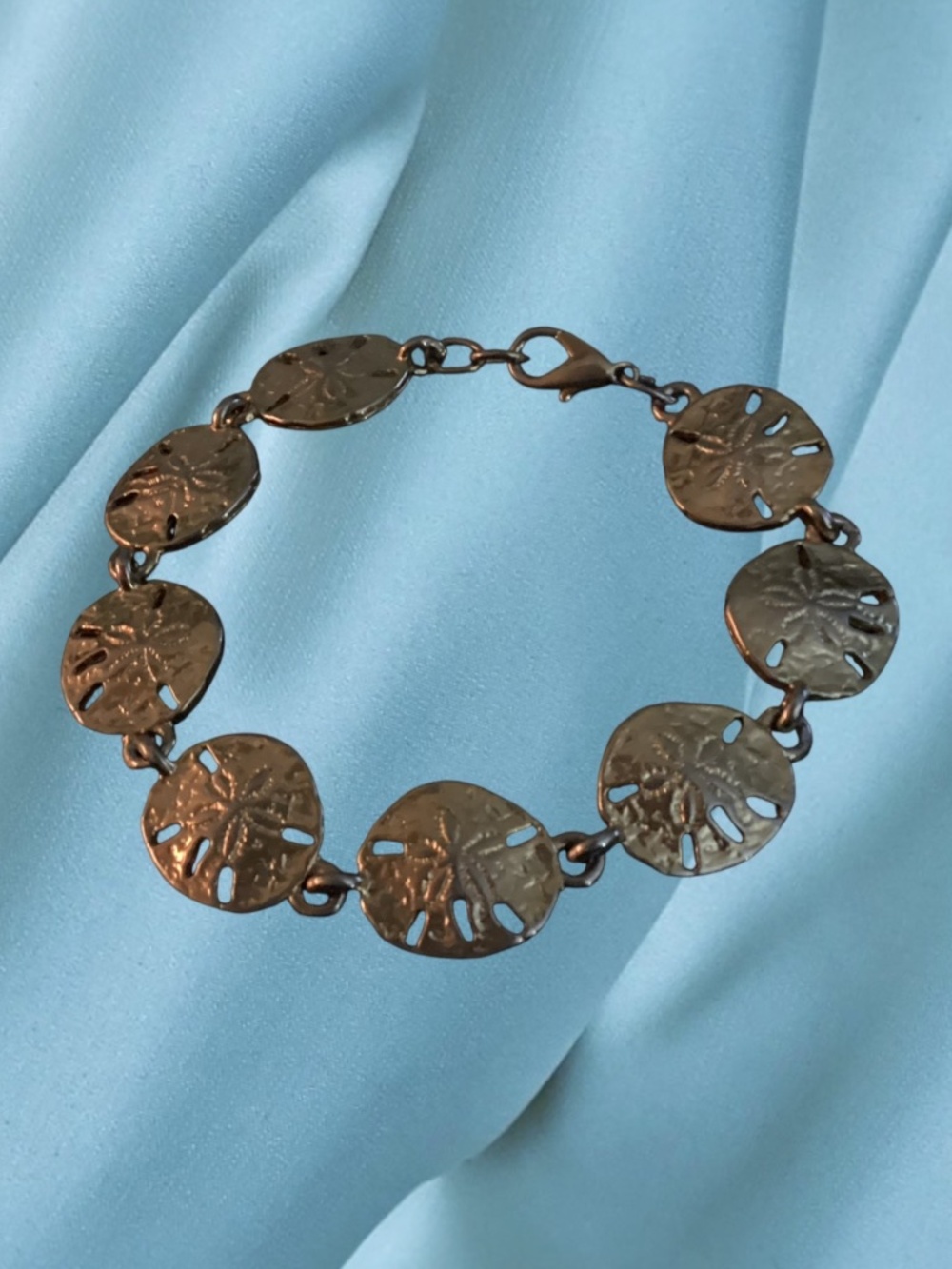 Gold-Tone Sand Dollar Bracelet